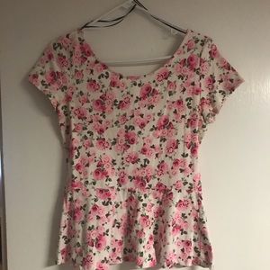 Women’s H & M peplum top